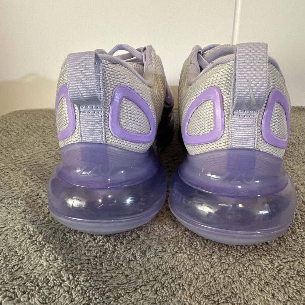 Nike Air Max 720 Pure Platinum Oxygen Purple Women's Sneakers - Picture 5 of 8